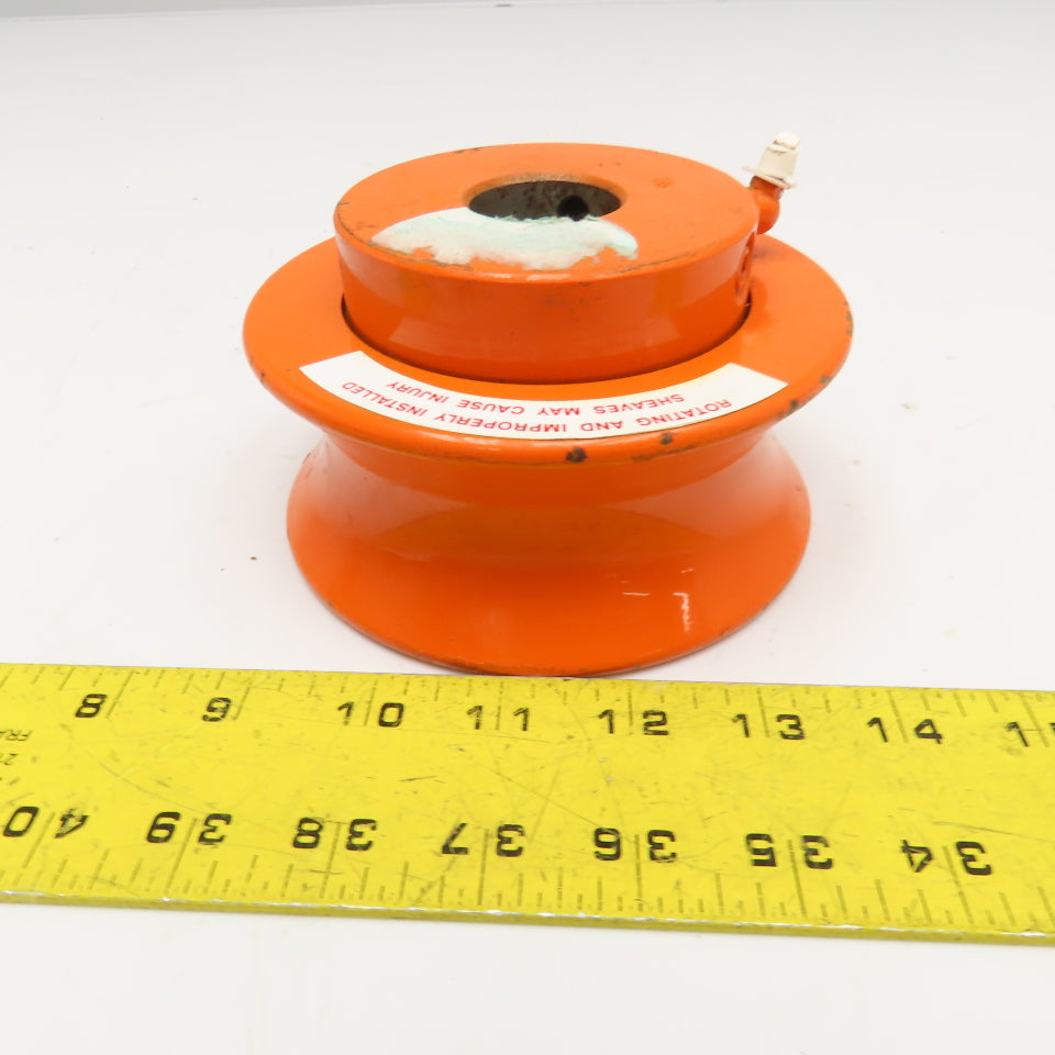 Paperchine Wespatt 5-1/4"OD Rope Sheave 1-1/4" Bore 1-3/4" Groove