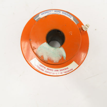 Paperchine Wespatt 5-1/4"OD Rope Sheave 1-1/4" Bore 1-3/4" Groove