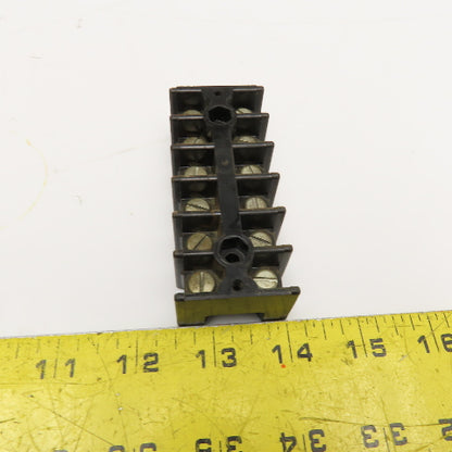 General Electric 9141163A 6 Pole Terminal Block Strip