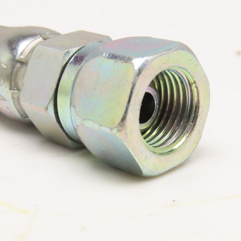 Sumitomo 1/4" (-4) Female Swivel 30° BSPP JIS Fitted Hose Assembly 30"