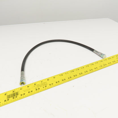 Sumitomo 1/4" (-4) Female Swivel 30° BSPP JIS Fitted Hose Assembly 30"