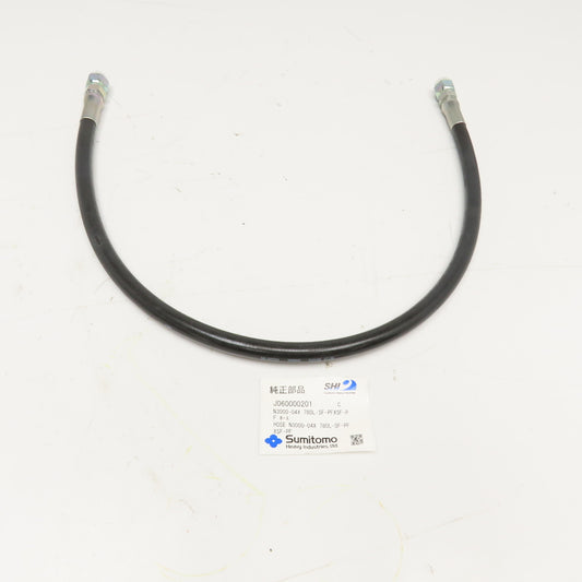 Sumitomo 1/4" (-4) Female Swivel 30° BSPP JIS Fitted Hose Assembly 30"