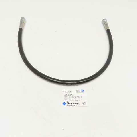 Sumitomo 1/4" (-4) Female Swivel 30° BSPP JIS Fitted Hose Assembly 30"