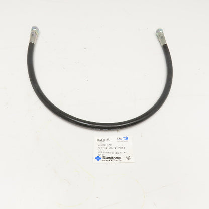 Sumitomo 1/4" (-4) Female Swivel 30° BSPP JIS Fitted Hose Assembly 30"