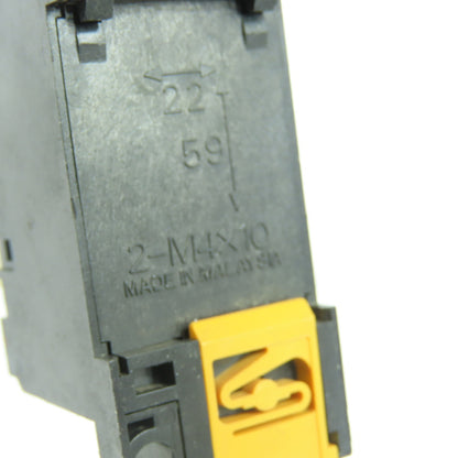Omron 2-M4X10 Relay Socket 5A 250V W/ Omron MY4N Lot Of 3