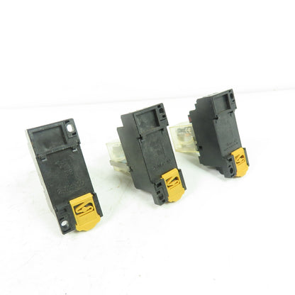 Omron 2-M4X10 Relay Socket 5A 250V W/ Omron MY4N Lot Of 3