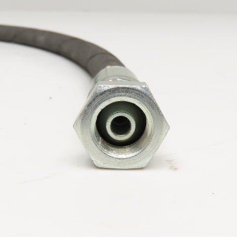 Flextral PX250-04 1/4" (-4) Female Swivel 30° BSPP JIS Fitted Hose Assembly 30"