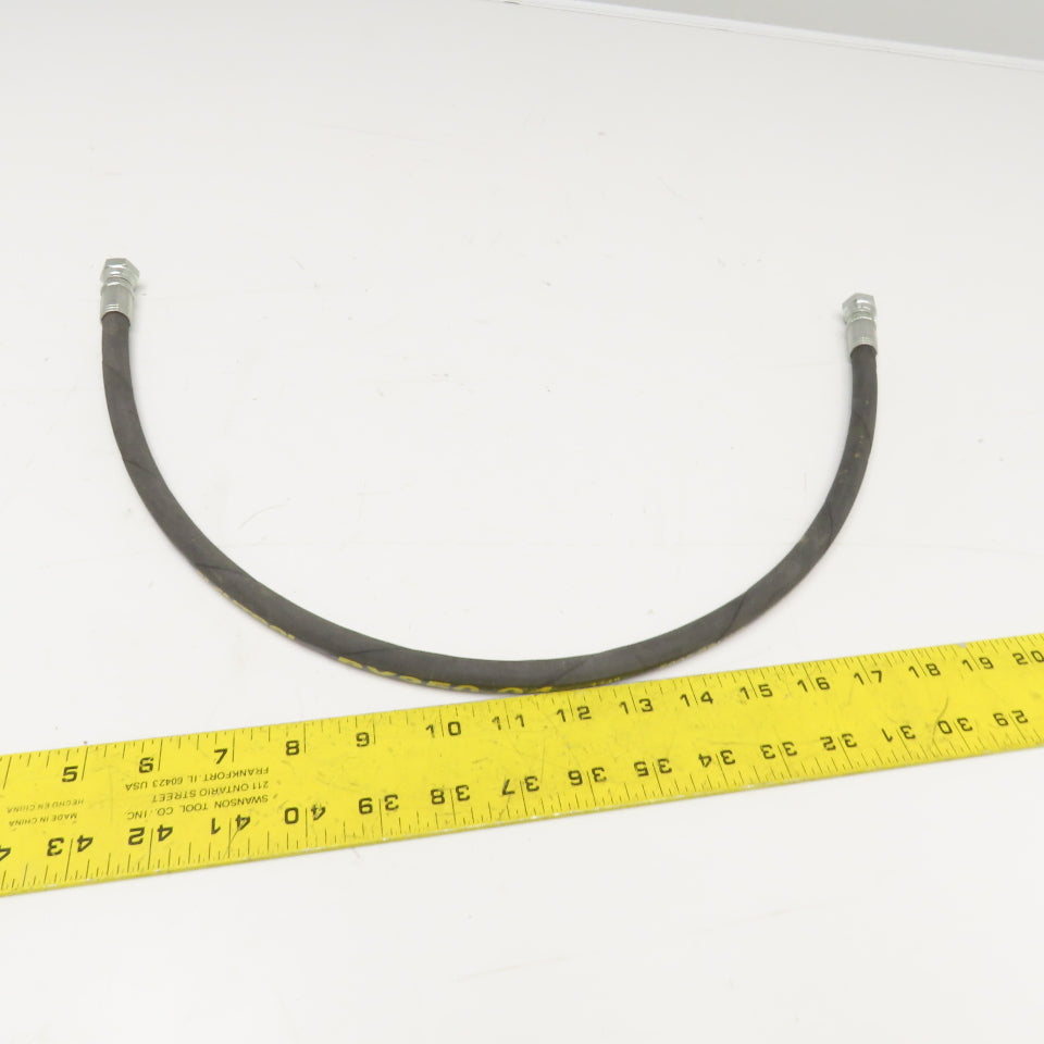 Flextral PX250-04 1/4" (-4) Female Swivel 30° BSPP JIS Fitted Hose Assembly 30"