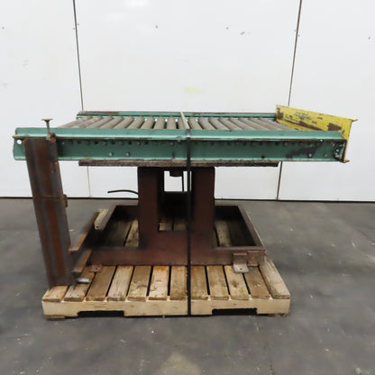 42" x 60" (5') Rotating Top Gravity Roller Conveyor 2.5" OD 39" BF 3" Centers
