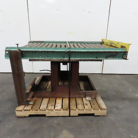 42" x 60" (5') Rotating Top Gravity Roller Conveyor 2.5" OD 39" BF 3" Centers