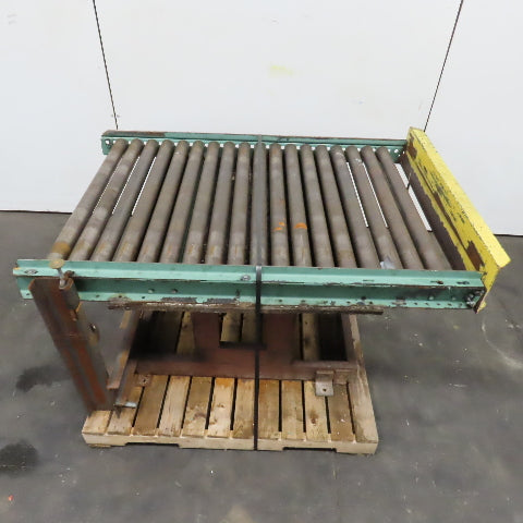 42" x 60" (5') Rotating Top Gravity Roller Conveyor 2.5" OD 39" BF 3" Centers