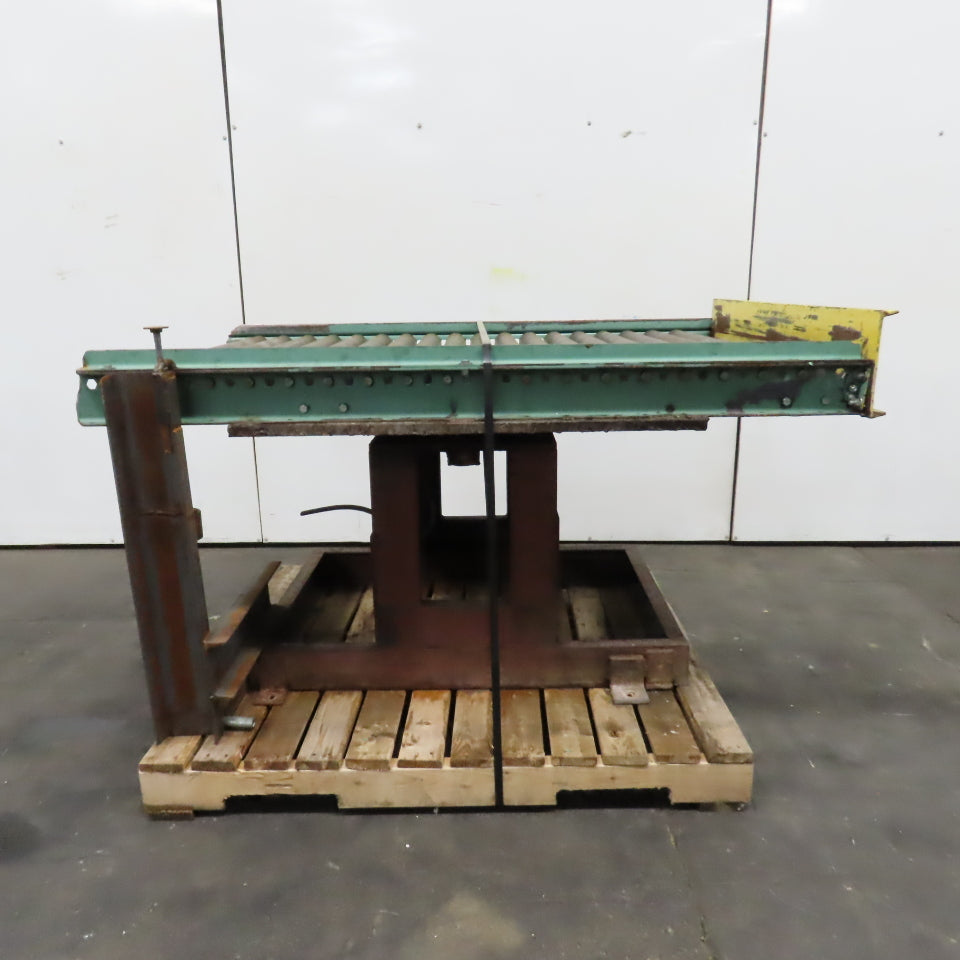 42" x 60" (5') Rotating Top Gravity Roller Conveyor 2.5" OD 39" BF 3" Centers