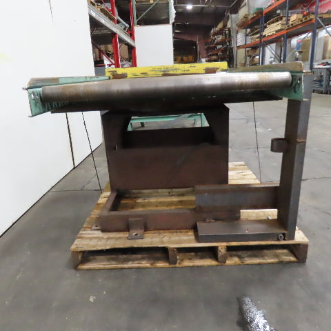 42" x 60" (5') Rotating Top Gravity Roller Conveyor 2.5" OD 39" BF 3" Centers