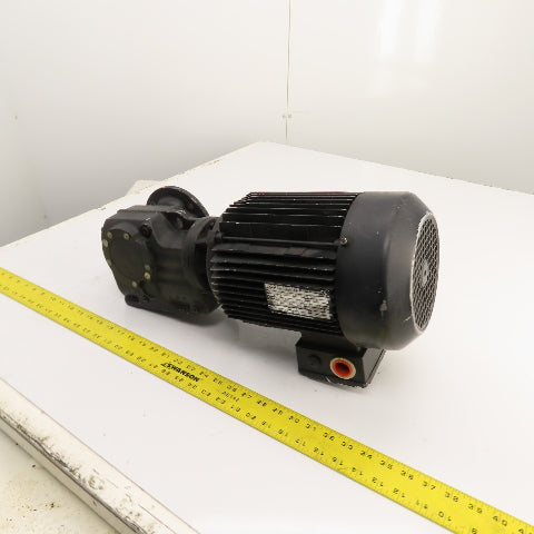 SEW KF37 DV100M4/TF 5.36 Ratio Right Hand Gear Motor 240/460V 3PH 319RPM 2.2kW