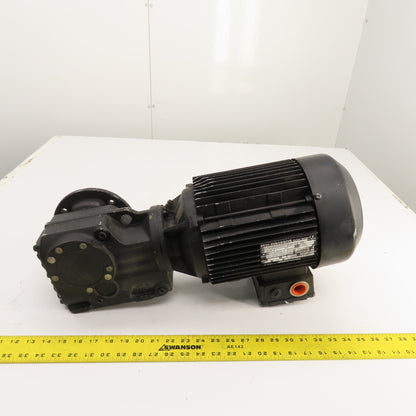 SEW KF37 DV100M4/TF 5.36 Ratio Right Hand Gear Motor 240/460V 3PH 319RPM 2.2kW