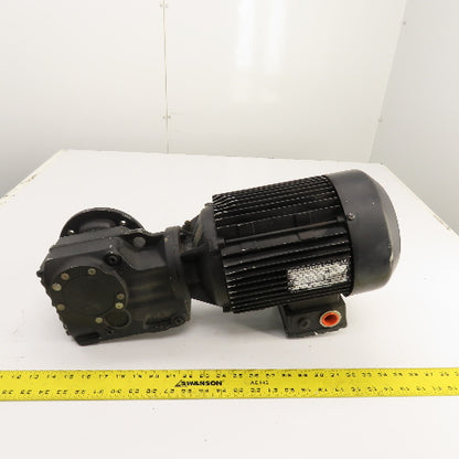 SEW KF37 DV100M4/TF 5.36 Ratio Right Hand Gear Motor 240/460V 3PH 319RPM 2.2kW
