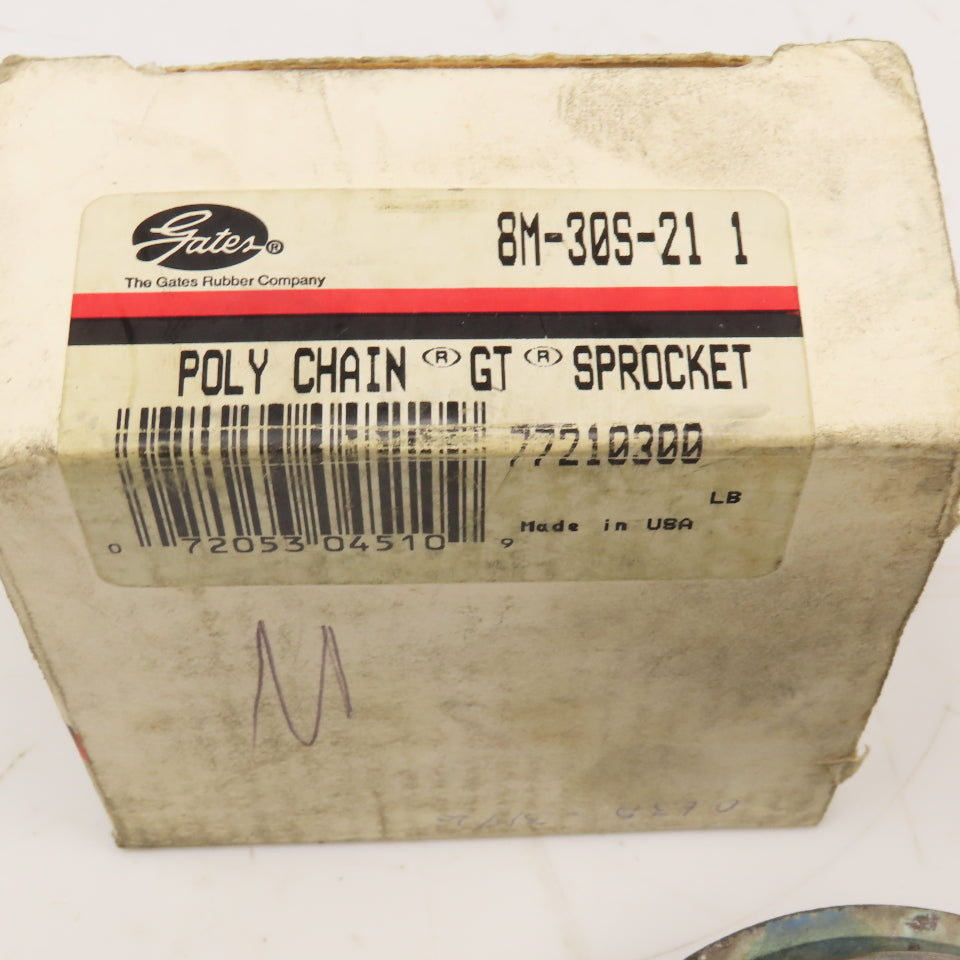 Gates 8M-30S-21 Polychain GT Sprocket 1" Bore