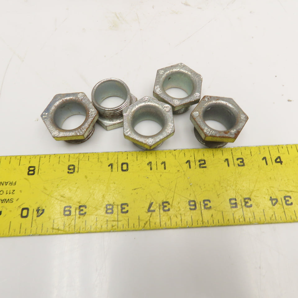 Bridgeport 1103 3/4" Malleable Iron Conduit Nipple Lot Of 50