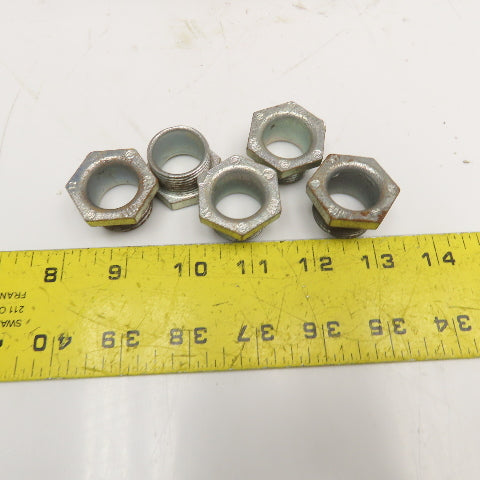 Bridgeport 1103 3/4" Malleable Iron Conduit Nipple Lot Of 50