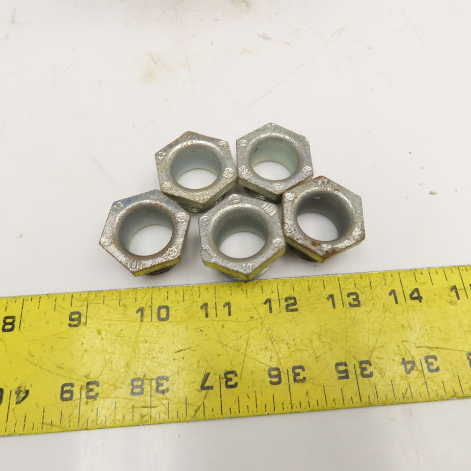 Bridgeport 1103 3/4" Malleable Iron Conduit Nipple Lot Of 50