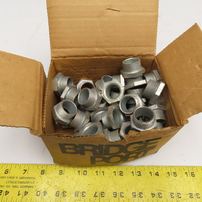 Bridgeport 1103 3/4" Malleable Iron Conduit Nipple Lot Of 50