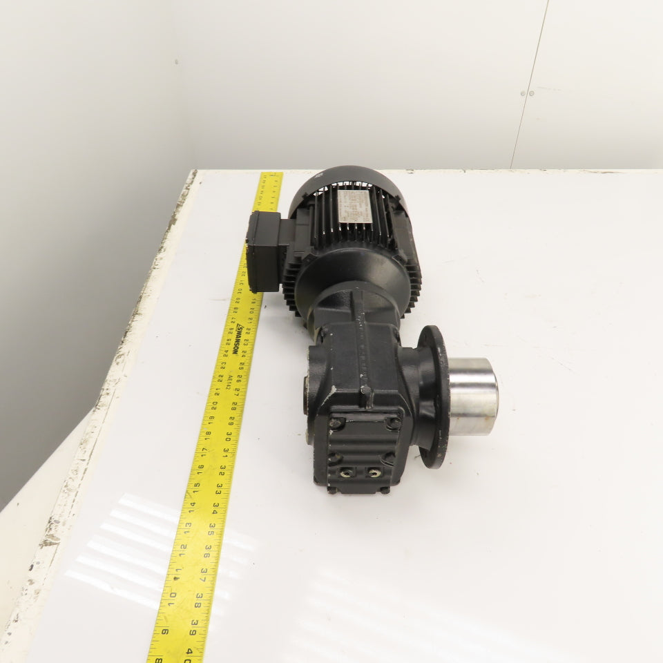 SEW KAF37 DT90L4 8.9 Ratio Left Hand Gear Motor 240/460V 3PH 192RPM 1.5kW