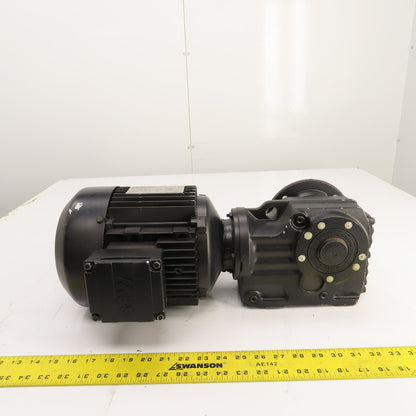 SEW KAF37 DT90L4 8.9 Ratio Left Hand Gear Motor 240/460V 3PH 192RPM 1.5kW