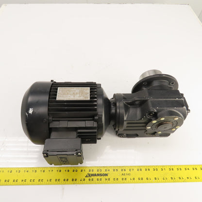 SEW KAF37 DT90L4 8.9 Ratio Left Hand Gear Motor 240/460V 3PH 192RPM 1.5kW