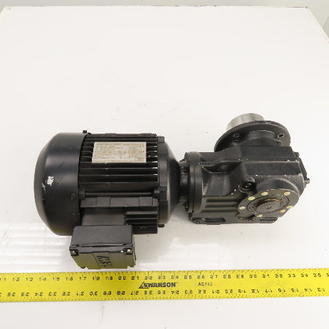 SEW KAF37 DT90L4 8.9 Ratio Left Hand Gear Motor 240/460V 3PH 192RPM 1.5kW