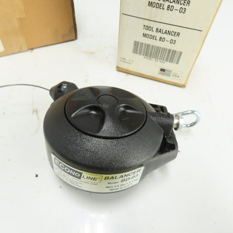 Econo Line BD-03/6 Tool Balancer 3Lbs/1.4KG  Max Lot Of 6