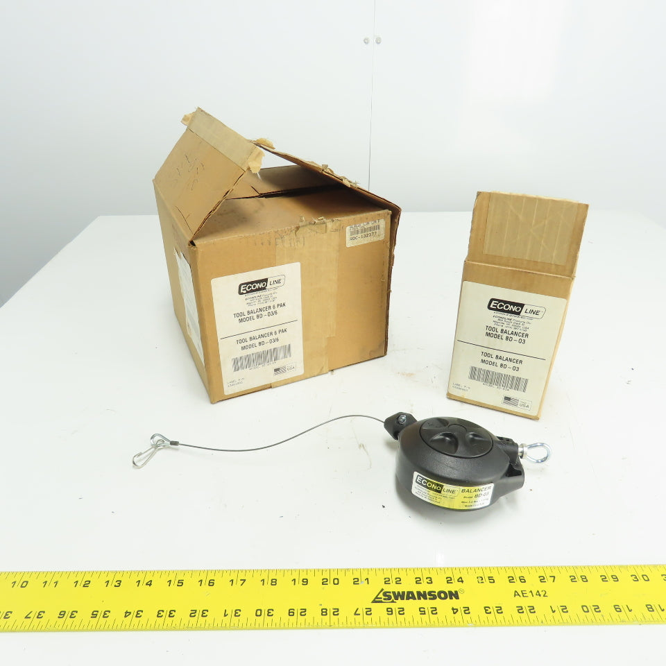 Econo Line BD-03/6 Tool Balancer 3Lbs/1.4KG  Max Lot Of 6