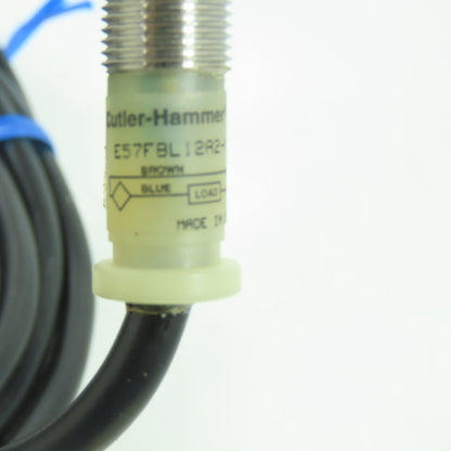 Cutler Hammer E57FBL12A2-M Inductive Proximity Sensor 20-250VAC 250mA NEW
