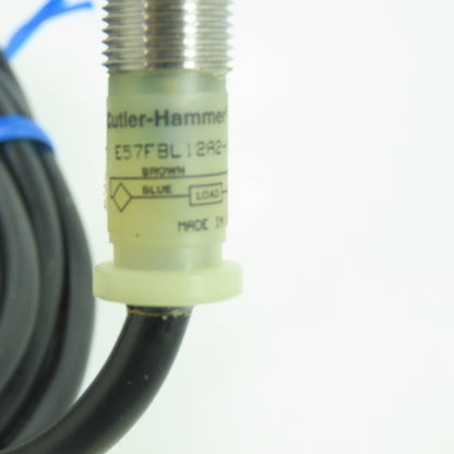 Cutler Hammer E57FBL12A2-M Inductive Proximity Sensor 20-250VAC 250mA NEW