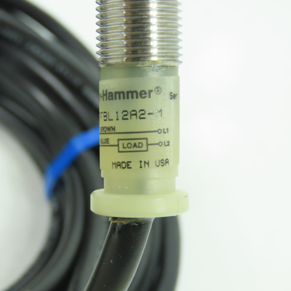 Cutler Hammer E57FBL12A2-M Inductive Proximity Sensor 20-250VAC 250mA NEW