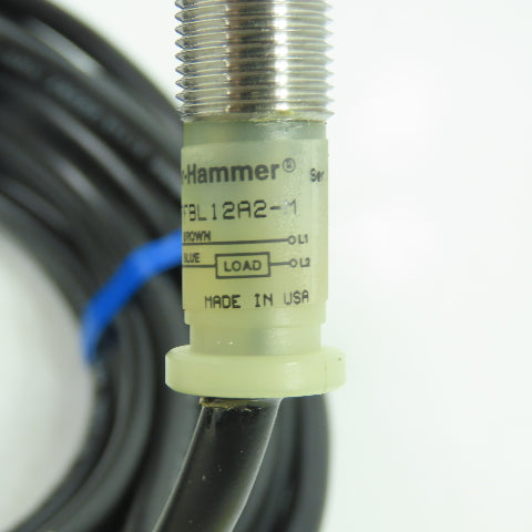 Cutler Hammer E57FBL12A2-M Inductive Proximity Sensor 20-250VAC 250mA NEW