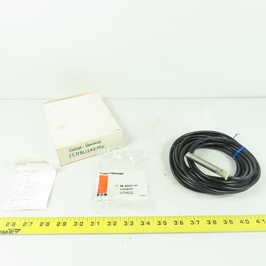 Cutler Hammer E57FBL12A2-M Inductive Proximity Sensor 20-250VAC 250mA NEW