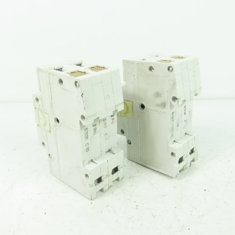 Siemens 5SX2 5SX22 C10 400V 10A Circuit Breaker Lot Of 2