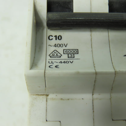 Siemens 5SX2 5SX22 C10 400V 10A Circuit Breaker Lot Of 2