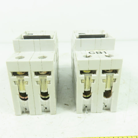 Siemens 5SX2 5SX22 C10 400V 10A Circuit Breaker Lot Of 2