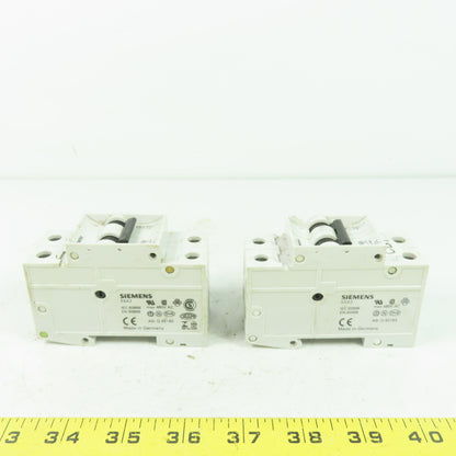 Siemens 5SX2 5SX22 C10 400V 10A Circuit Breaker Lot Of 2