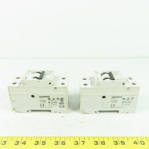 Siemens 5SX2 5SX22 C10 400V 10A Circuit Breaker Lot Of 2