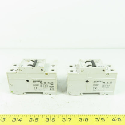 Siemens 5SX2 5SX22 C10 400V 10A Circuit Breaker Lot Of 2