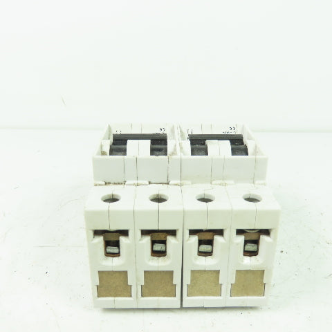 Siemens 5SX2 5SX22 C10 400V 10A Circuit Breaker Lot Of 2