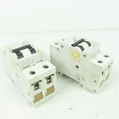 Siemens 5SX2 5SX22 C10 400V 10A Circuit Breaker Lot Of 2