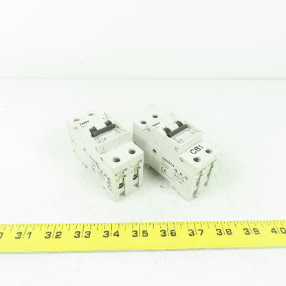 Siemens 5SX2 5SX22 C10 400V 10A Circuit Breaker Lot Of 2