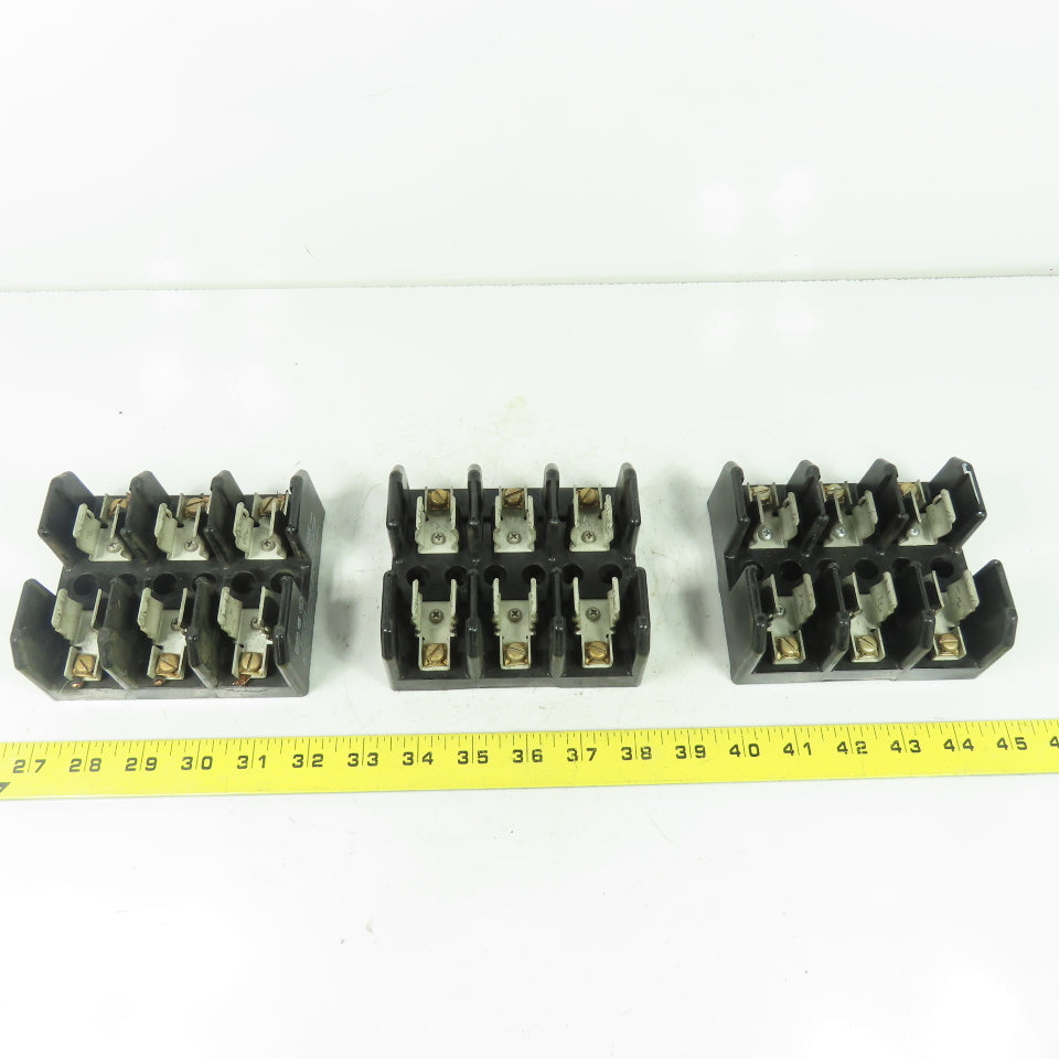 J60030 581-G 3-Pole Fuse Holder 600V 30A Lot Of 3