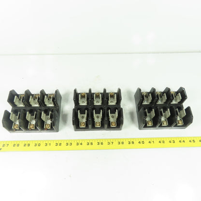J60030 581-G 3-Pole Fuse Holder 600V 30A Lot Of 3