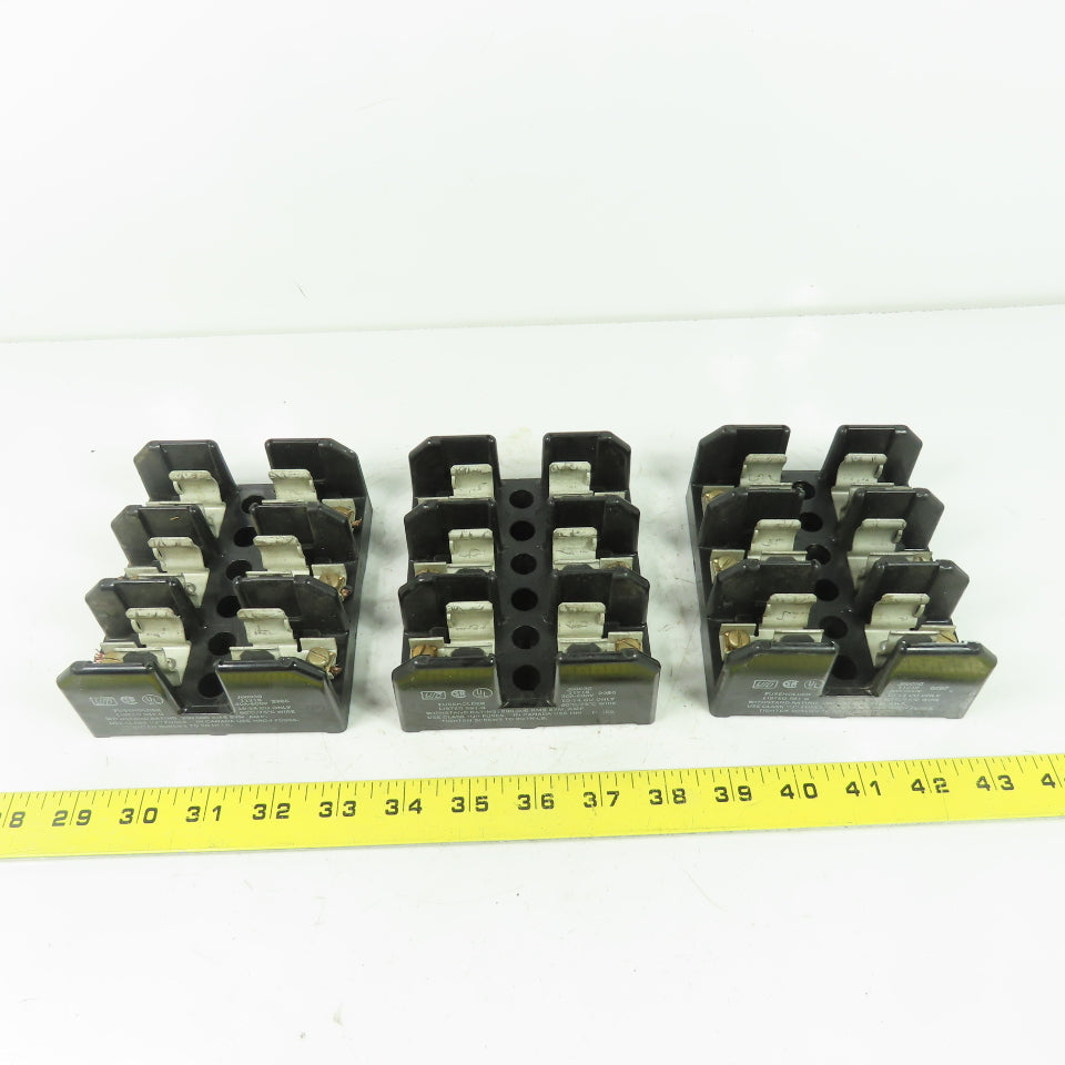 J60030 581-G 3-Pole Fuse Holder 600V 30A Lot Of 3