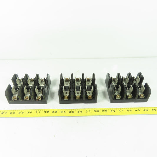 J60030 581-G 3-Pole Fuse Holder 600V 30A Lot Of 3