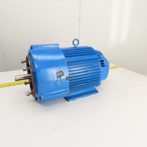 U.S Electrical Type A DP 10HP Motor 1730RPM 230/460V 3PH 215T Frame (Worn Shaft)